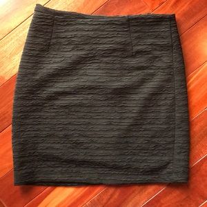 Textured pencil skirt